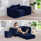 MAXYOYO Folding Sofa Couch, Convertible Floor Sofa by MAXYOYO