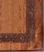 COTTON CRAFT Solid Wood Coffee Table – Hand Carved Center Table - Image 4