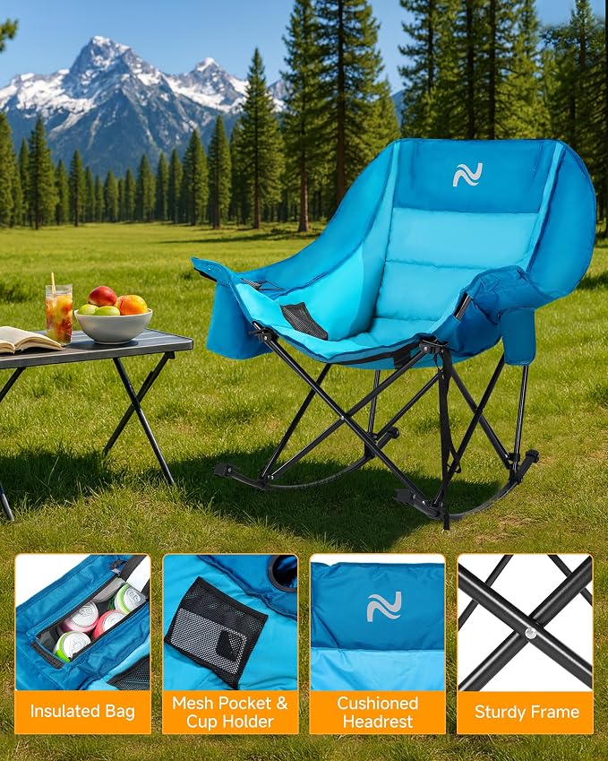 Slsy Oversized Rocking Camping Chair - Image 5
