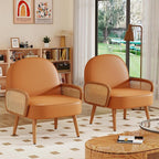 Aklaus Mid Century Modern Accent Chair Armchair - Image 8