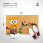 Coir Welcome Mat, 17 x 29 in | 100% Natural Coir, Anti-Shedding, Durable PVC - Image 2