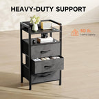 Lazzanto Night Stand Bedside Charger Bedroom - Image 7