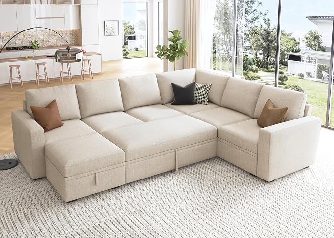 HONBAY Modular Sectional Sleeper Sofa by HONBAY