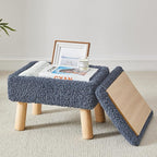 Storage Ottoman, Small Foot Stool Ottoman by FIMIVIBI