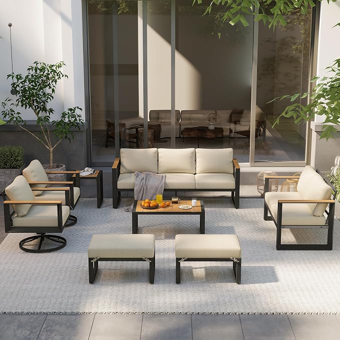 Aluminum Patio Furniture Set - Image 2