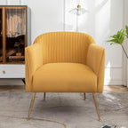 Container Furniture Direct Contemporary Velvet Accent Chairs - Image 6