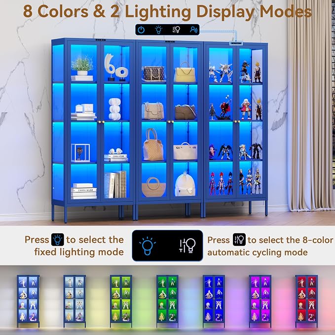 Polup Glass Display Cabinet - Image 4