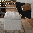 Homepop Home Decor Tufted Ainsley Button Storage Ottoman Bench - Image 5