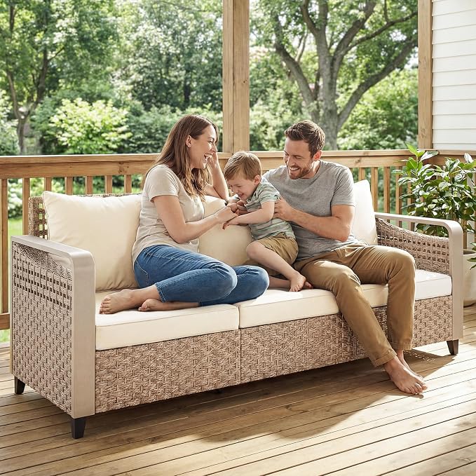 Outsunny Outdoor Patio Couch - Image 9