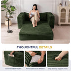 MAXYOYO Convertible Sofa Bed, 2 in 1 Folding Couch Bed - Image 8