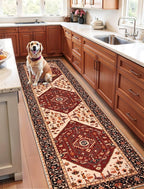 SERISSA 2'6"x8' Washable Non Slip Boho Runner Rug - Image 2