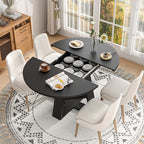 43.3in-59in Extendable Round Dining Table - Image 7