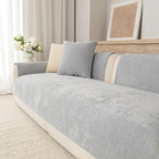 Premium Chenille Sofa Cushion Covers，Upgraded Anti-Slip Sectional Couch by Buzyset