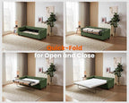 Queen Size Pull Out Sleeper Sofa Bed, 2-in-1 Convertible Corduroy Pull Out - Image 6