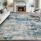 pmtsns Area Rugs 8x10 for Living Room: Washable Rug Modern Abstract Neutral by pmtsns