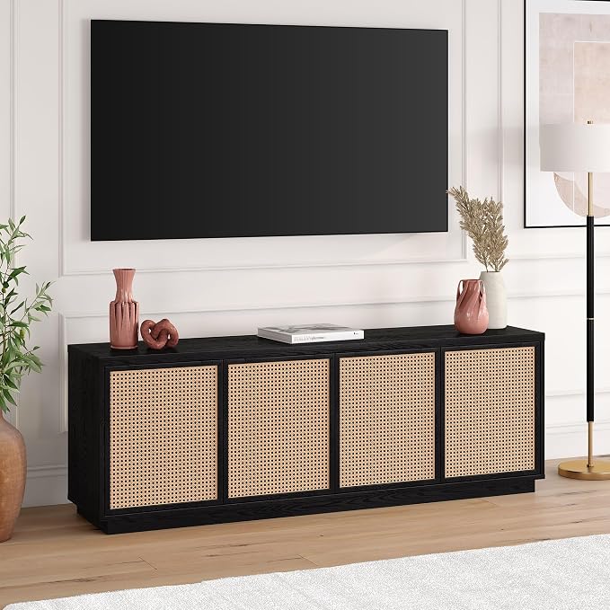 Henn&Hart 2-Tone TV Stand for TVs up to 78" - Image 6
