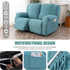 Genina Recliner Loveseat Cover Stretch Couch Covers Sofa slipcover - Image 4