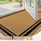 OLANLY Front Door Mat, Low Profile Doormat, Stain and Fade Resistant, - Image 3