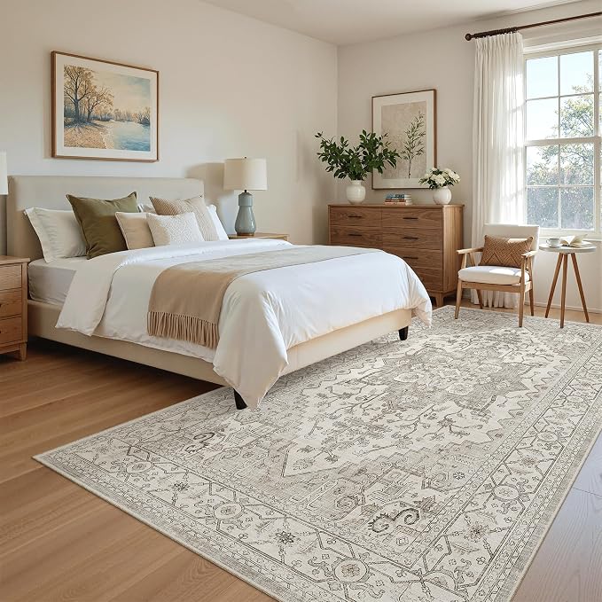 Madane 4x8 Wide Hallway Runner Rug Washable - Image 3