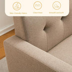 HUIMO Sofa Couch, Mid Century Modern Sofa - Image 5