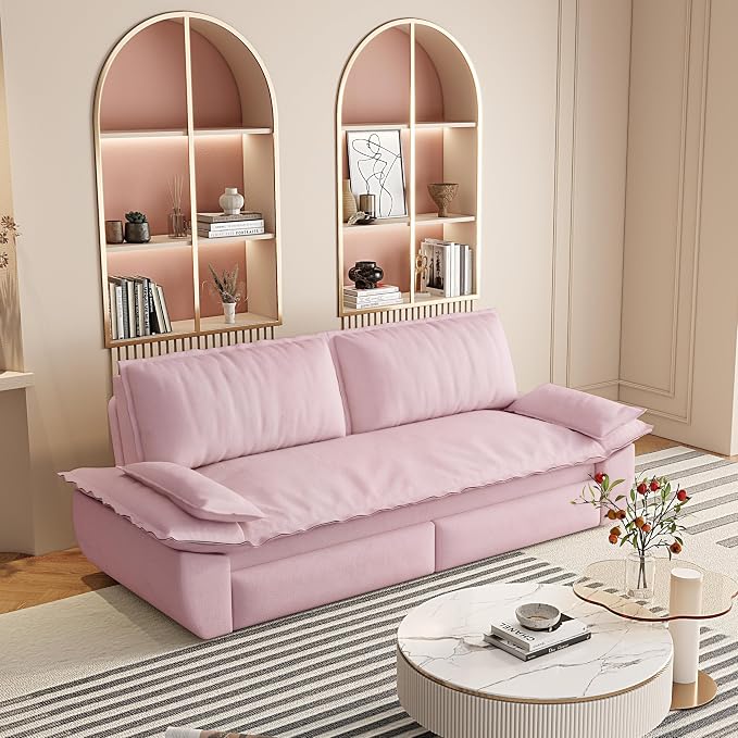 73.2" Sofa Bed Queen, 3-in-1 Pull Out Sofa Bed - Image 13