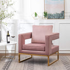 Roundhill Furniture Lenola Upholstered Accent Arm Chair by RoundhillFurniture