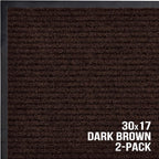 Front Door Mat, Indoor Outdoor Welcome Entryway Doormat, 30x17 Dark Brown | - Image 7