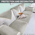 Velvet Couch Arm Covers - Image 4
