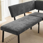 HIPIHOM 3-Piece Corner Dining Table Set - Image 7