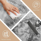 8x10 Area Rug Fluffy Shaggy Ultra Soft Faux Fur Non-Slip Machine Washable Carpet - Image 7