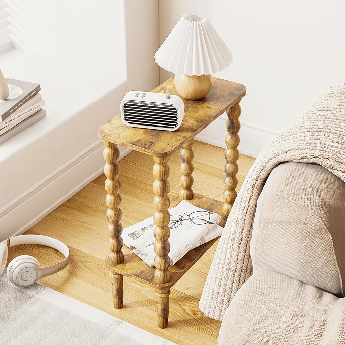 Veegle Narrow Side Table, Small End Table by Unknown