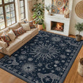 Vacuum-Friendly, 8x10 Washable Area Rug by meejou