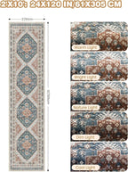 Runner Rug 2x10, Washable Rugs for Entryway Rug, Bathroom Bedroom - Image 2