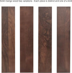 Kate and Laurel Dahl Wooden Round Drink Table; 8 x 23; Walnut Brown; - Image 10
