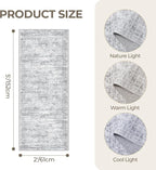 2x5 Rug Runners for Hallways Non Slip, Kitchen Rugs, Nursery Room, Soft Runner - Image 2