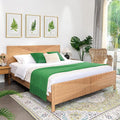 Yechen Hand-Woven PE Rattan King Bed Frame by Yechen