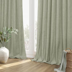 Sage Green 100% Blackout Curtains 80 Inch Length 2 Panels Set - Image 8