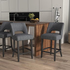 VKNOW Bar Stools Set of 6, Modern Counter Stools - Image 4