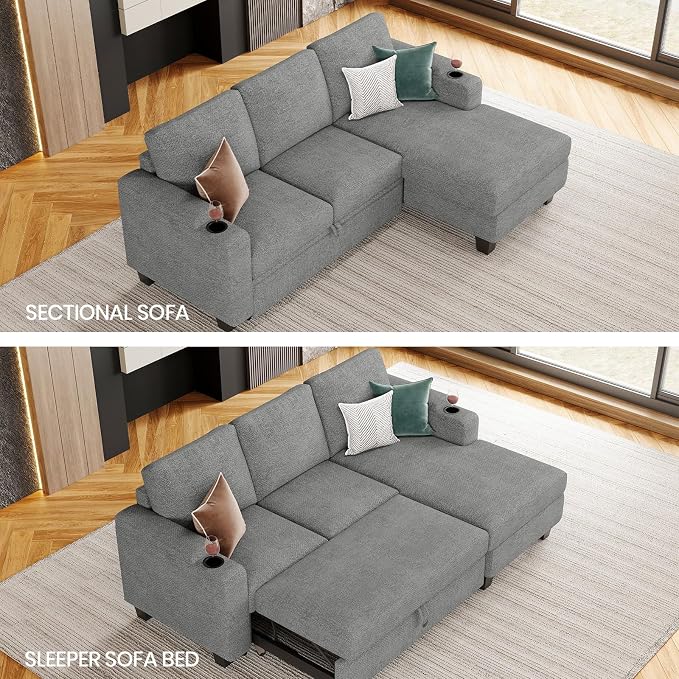 Belffin Sectional Sleeper Sofa - Image 7