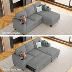 Belffin Sectional Sleeper Sofa - Image 7