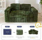 MAXYOYO Loveseat Sofa for Living Room, Small Sofa Couch Tufted Boneless Couch - Image 5