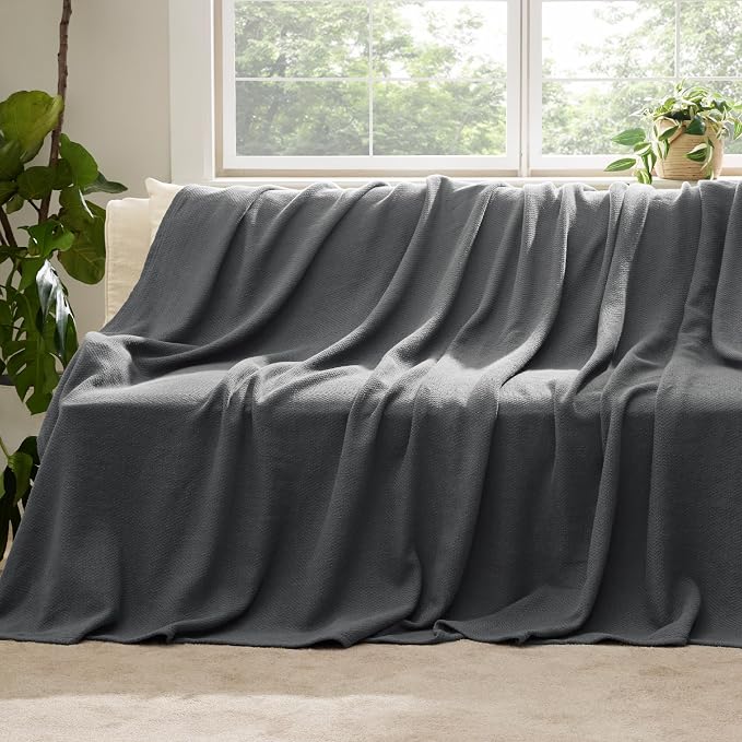 Bedsure GentleSoft 100% Cotton Blanket Twin XL Size - Image 5