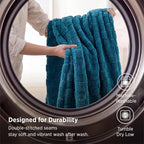 Bedsure GentleSoft Teal Throw Blanket - Image 6