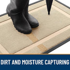 OLANLY Front Door Mat Outside 29.5x17, All-Season Heavy-Duty Rubber Doormat | - Image 5
