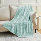 EXQ Home Gentle Soft Fleece Throw Blanket – Cozy Lightweight 3D Imitation - Image 3