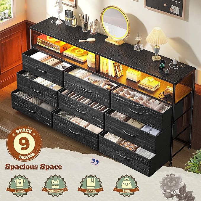 Romorgniz 55" W Dresser for Bedroom - Image 4