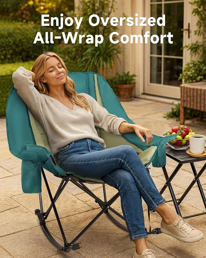 Slsy Oversized Rocking Camping Chair - Image 3