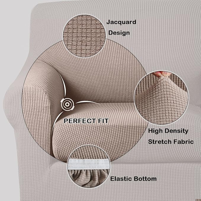 Turquoize 2 Piece Chair Covers Chair Slipcovers - Image 3