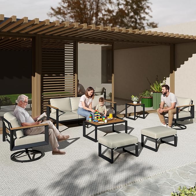 Aluminum Patio Furniture Set - Image 2