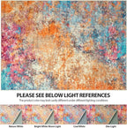 Aelenmu 5x7 Area Rugs for Living Room Washable Bedroom Dining Room Colorful | - Image 7